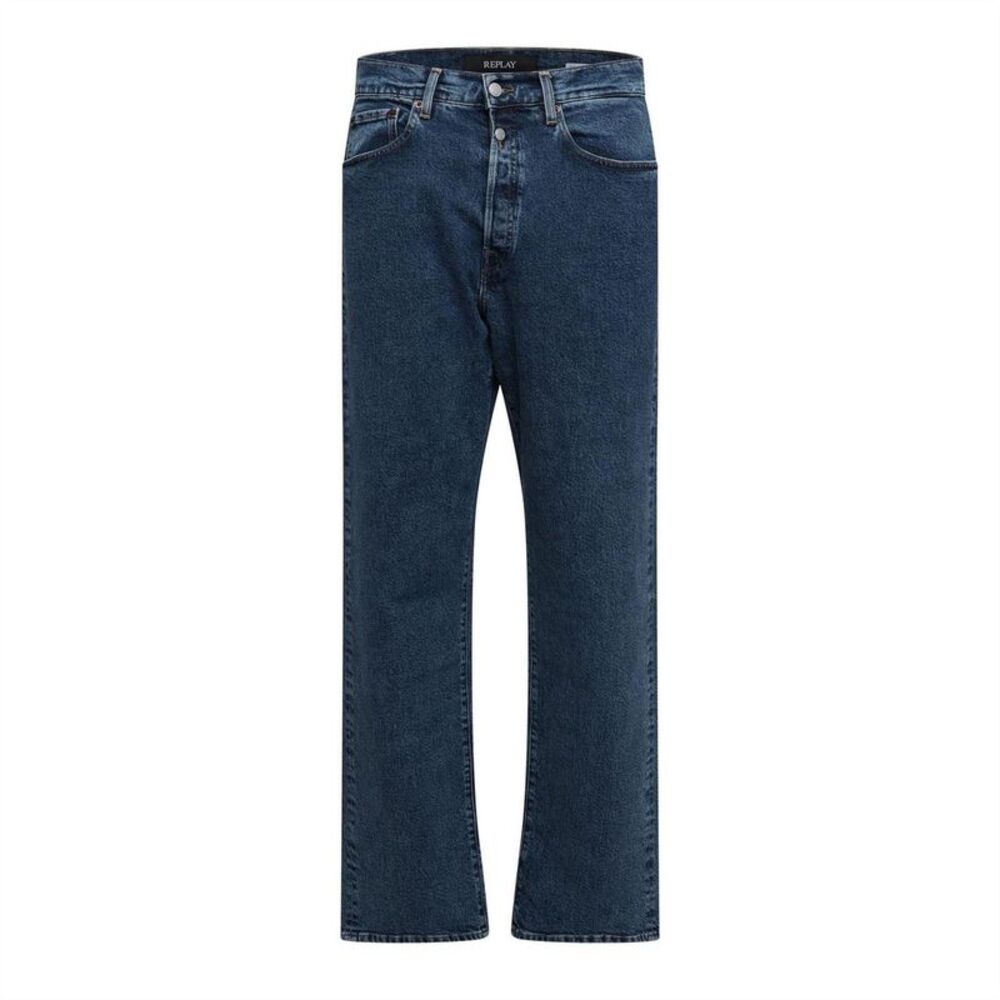 Replay Mens 9zero1 Denim Straight Jeans / Blue